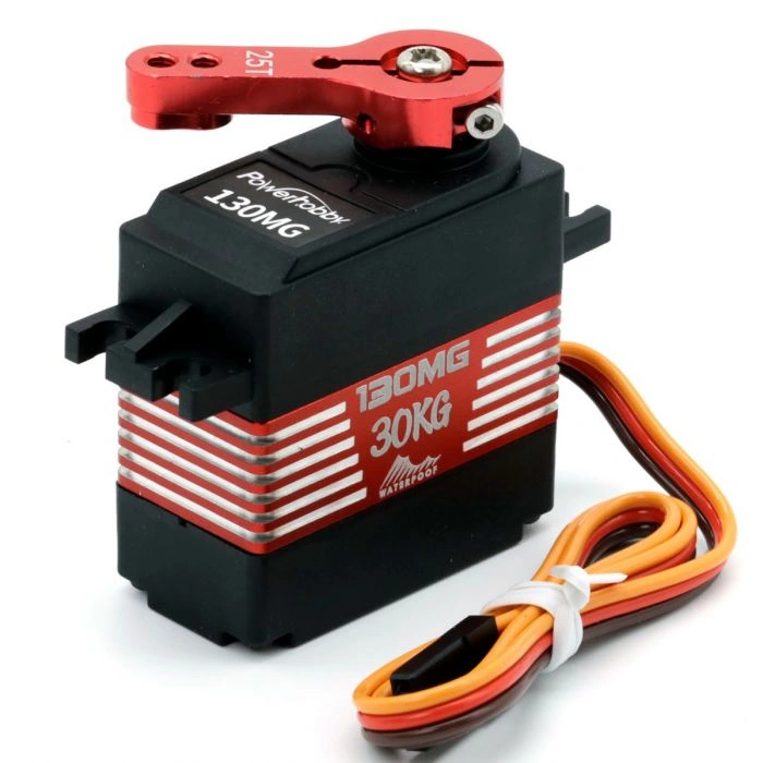 High-Power Metal Servo: 0.12s Response, Max Torque, Waterproof Performance!