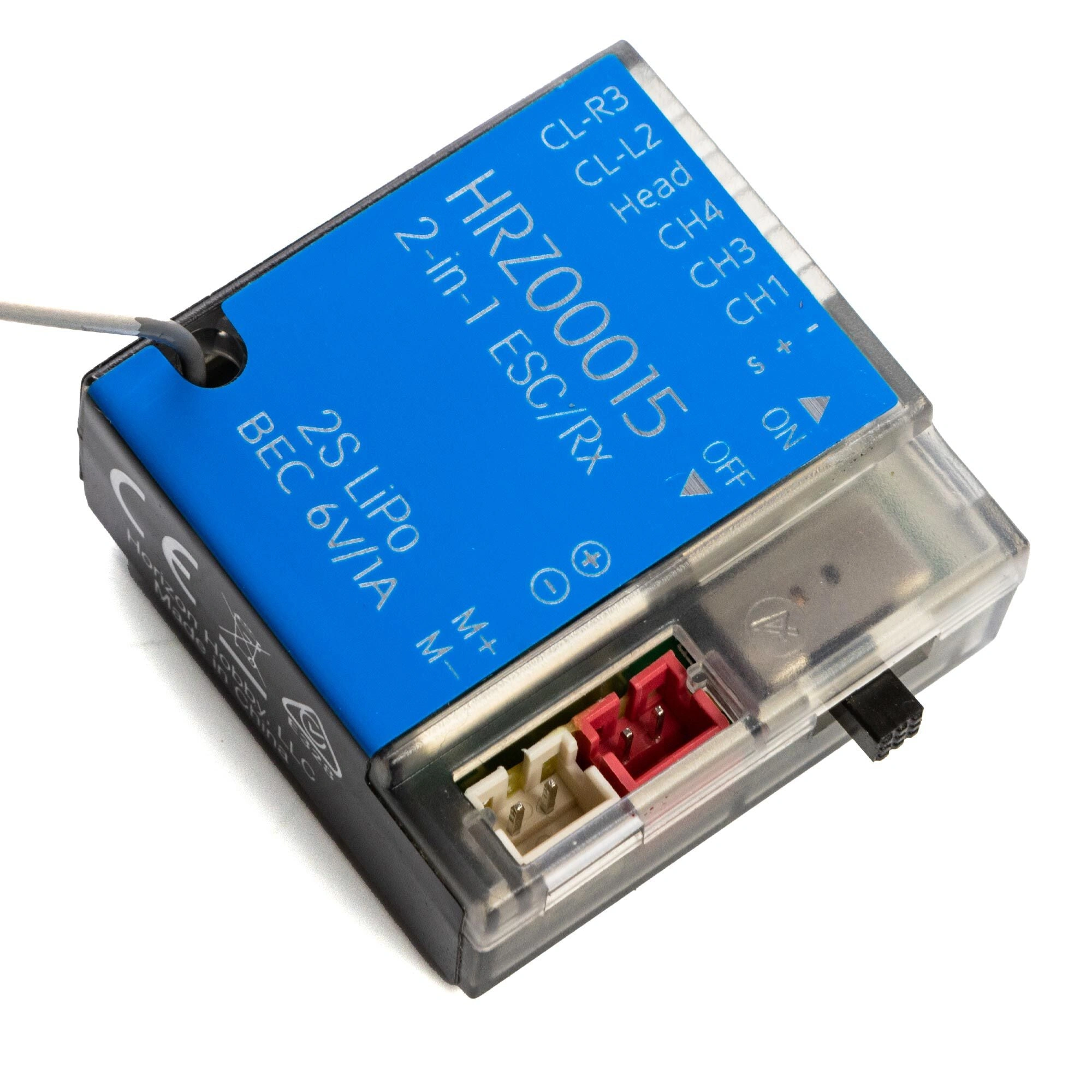 Tiny Titan: 2.4GHz 2-in-1 ESC/Receiver Combo for 1/24 Scale RC Fun!